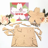 I Love You Mom Sign Kit | DIY Sign | Painting Party | Kids Craft