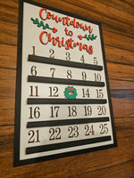 Christmas Countdown Sign