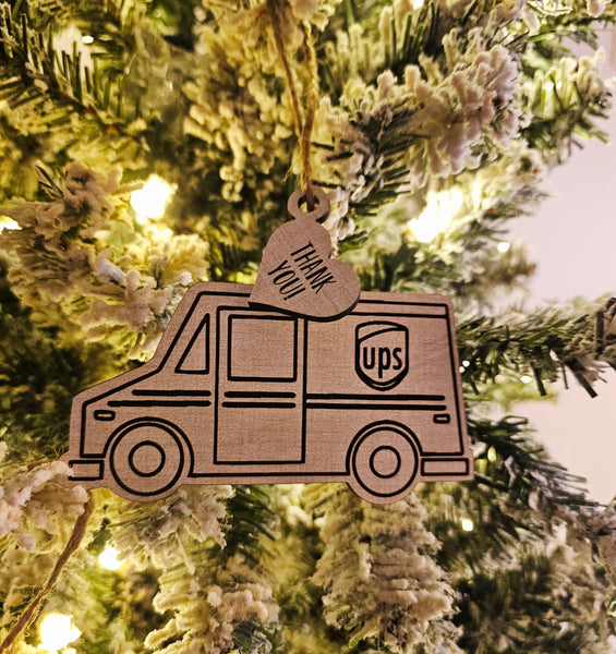 Delivery Driver Ornament | USPS | UPS | FedEx | Amazon | Thank You