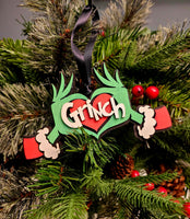 Grinch Hand Ornament