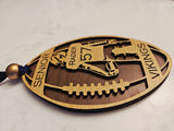 Customized Football Player Ornament
