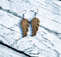 Wing Earrings | Wooden Earrings | Laser Cut