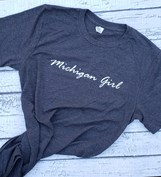 Michigan Girl Shirt | Soft Tee | Mitten State |