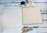DIY Mother's Day Sign Kit | Best Mom Ever | Take Home Kit | Kids Craft | Paint Party