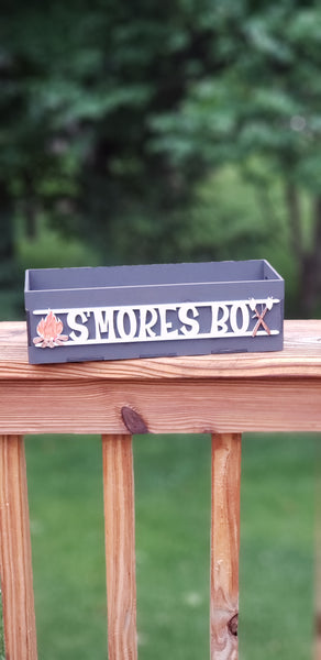 S'Mores Box | Camping | Bonfire | Wooden Box