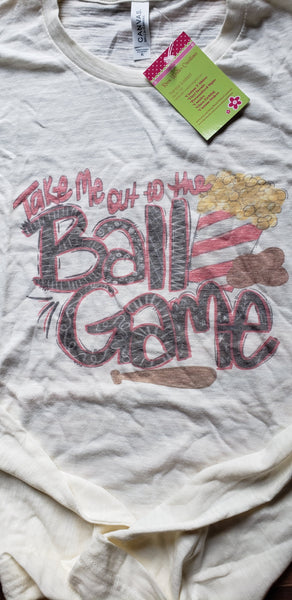 Take Me Out To The Ball Game | Unisex Tee | Sublimation