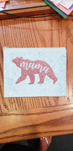 Mama Bear | Makeup pouch | Pencil case |