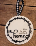 2020 ornament | The Year We Stayed Home | Laser Cut | Christmas