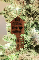 New Home | Christmas Ornament | First Christmas | Laser Cut