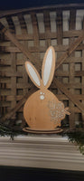 Chubby Bunny | Shelf Sitter | Easter Decor | Laser Cut