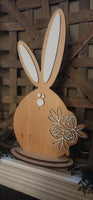 Chubby Bunny | Shelf Sitter | Easter Decor | Laser Cut