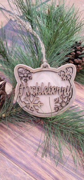 Kitty Ornament | Personalized | Cat | Laser cut