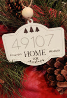 Zip Code Ornament | Hometown | Christmas Ornament