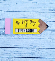 Back to School Sign | First Day | Last Day | Student Photo Prop