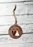 Newlywed Ornament | Bride and Groom | Wedding | First Christmas Ornament
