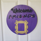 FRIENDS themed door hanger | Monica's Door | Welcome Sign | Door Hanger | Laser Cut