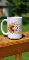 Happy Go Lucky Ray of Fucking Sunshine|Funny Coffee Cup|Coffee Mug|Co-worker Gift|Swearing